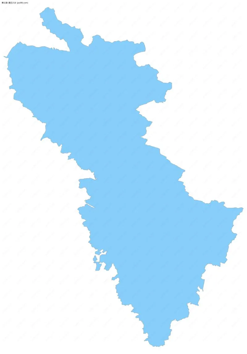 黑石川乡边界地图