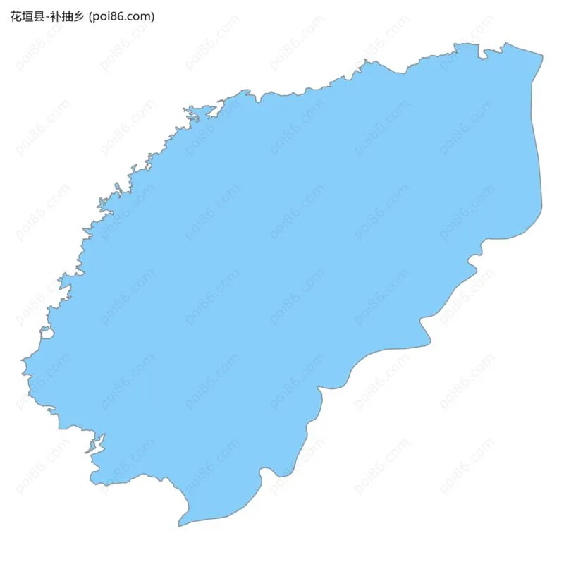 补抽乡边界地图