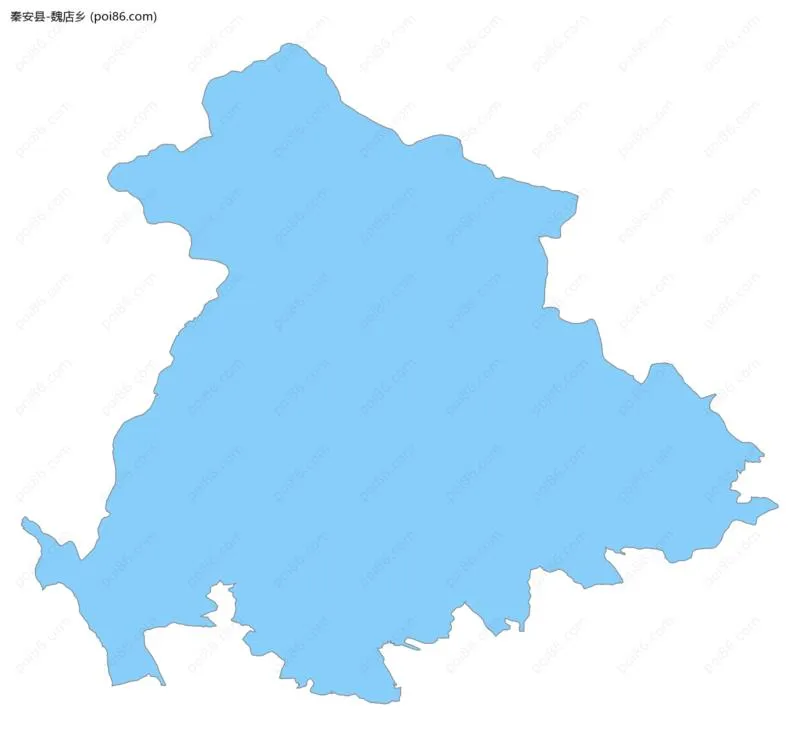 魏店乡边界地图