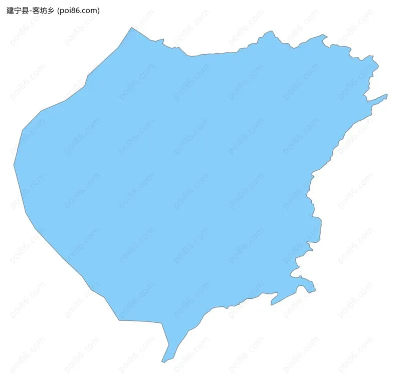 客坊乡边界地图