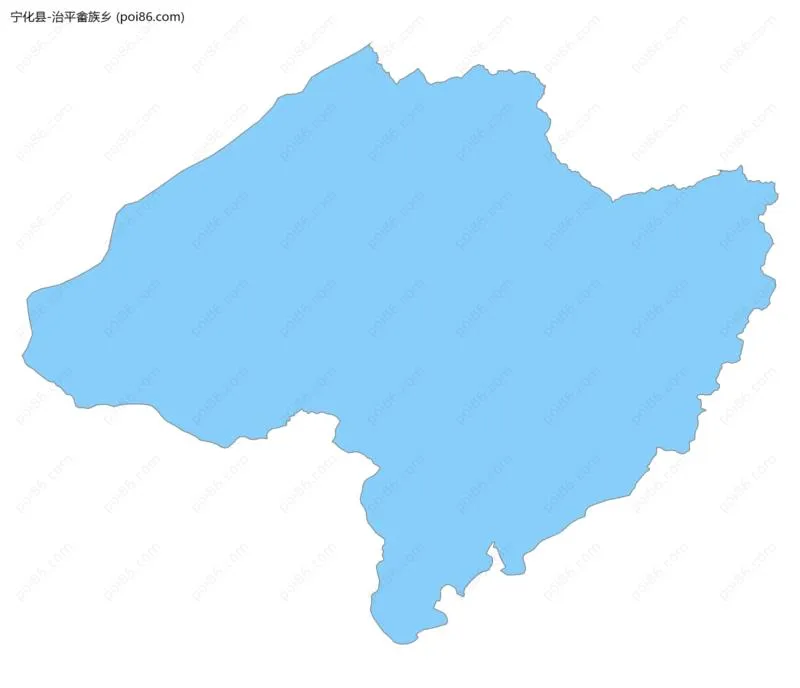 治平畲族乡边界地图