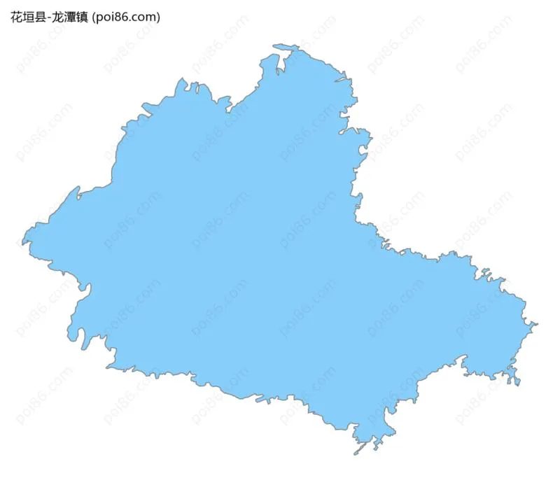 龙潭镇边界地图