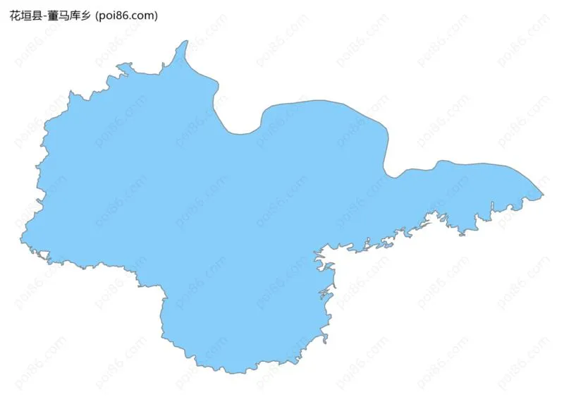 董马库乡边界地图