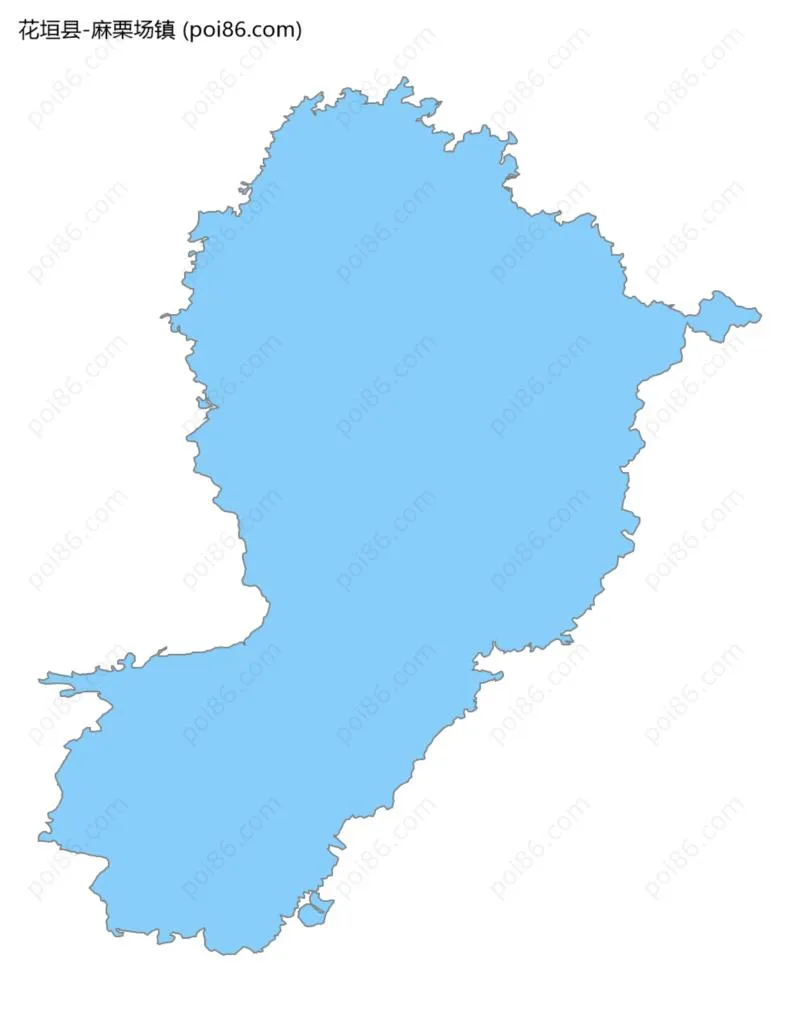 麻栗场镇边界地图