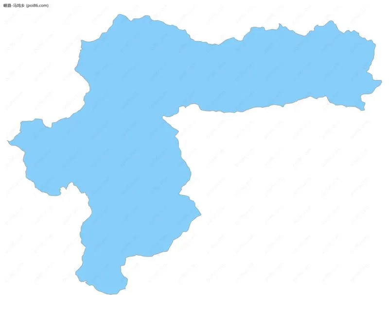 马坞乡边界地图