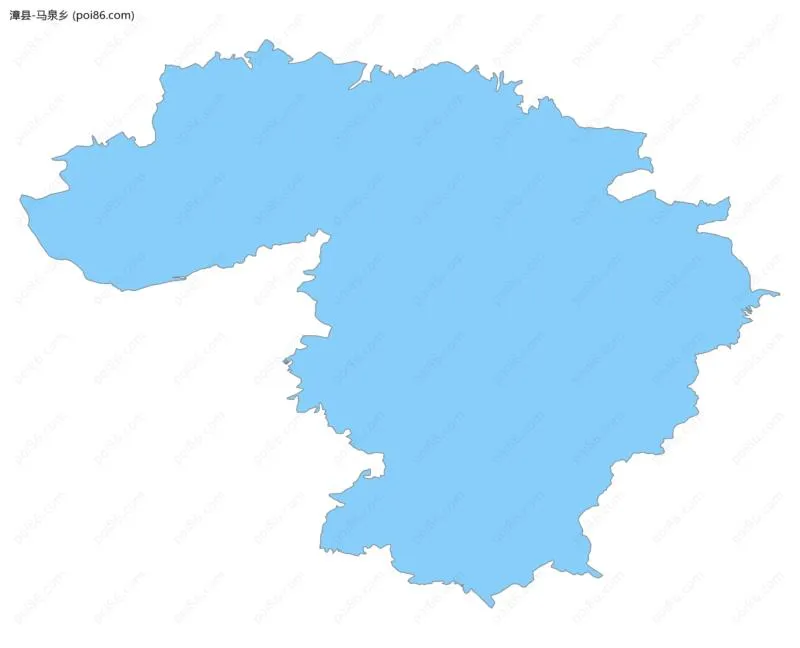马泉乡边界地图