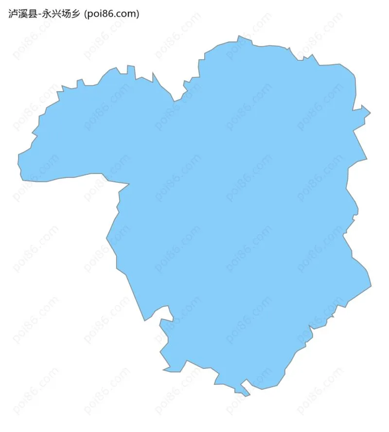 永兴场乡边界地图