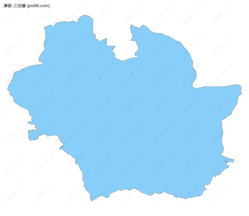 三岔镇边界地图