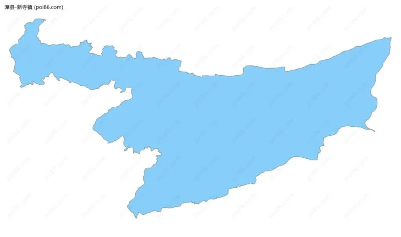 新寺镇边界地图