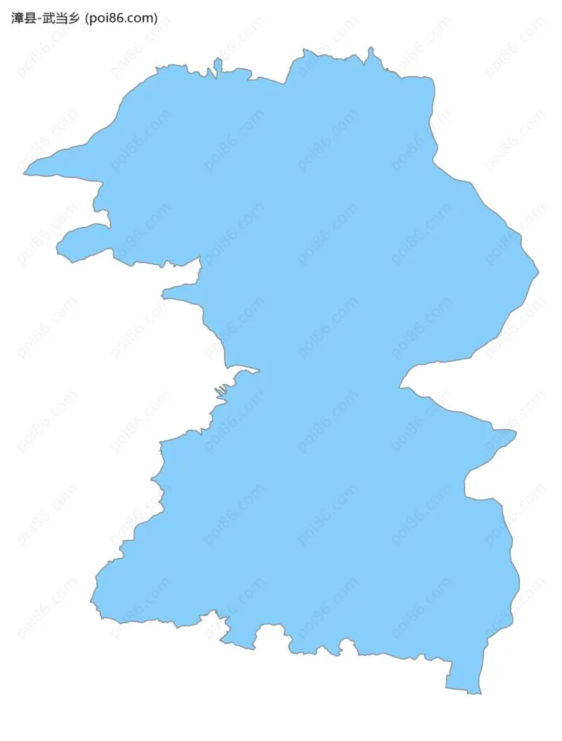 武当乡边界地图