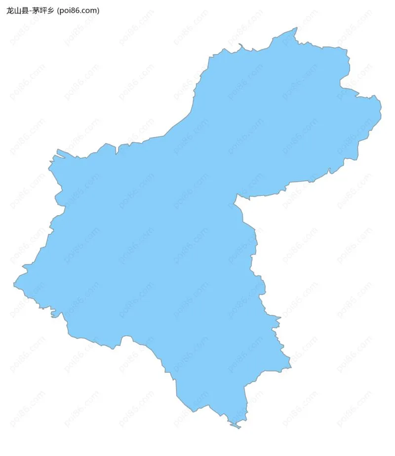 茅坪乡边界地图