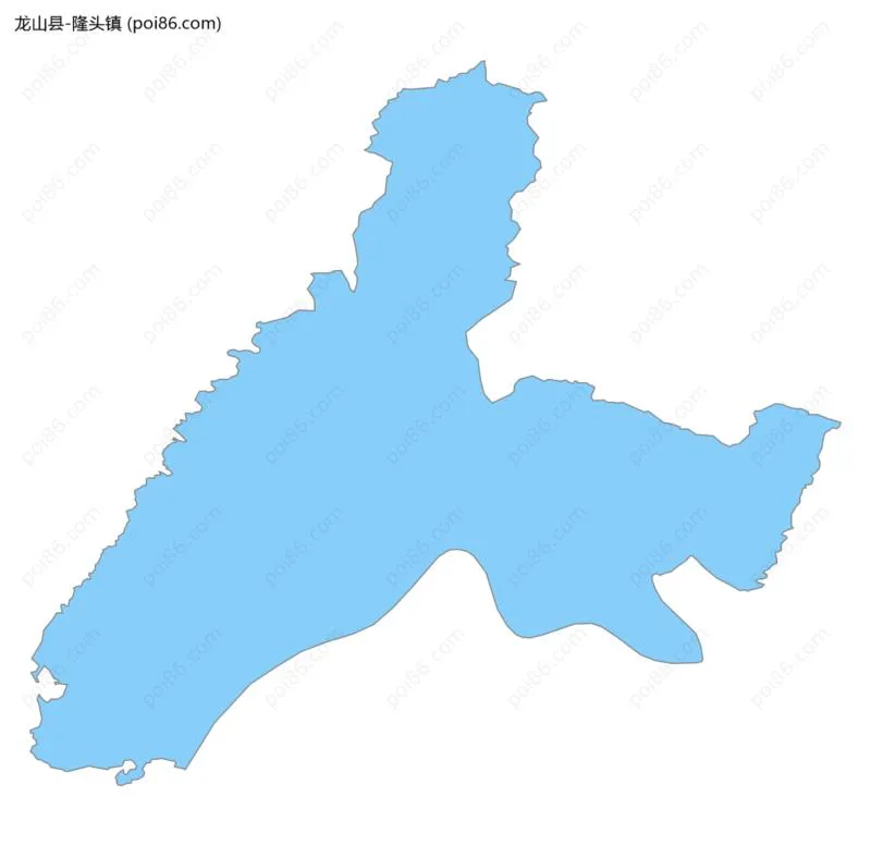 隆头镇边界地图