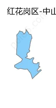 中山路街道边界地图