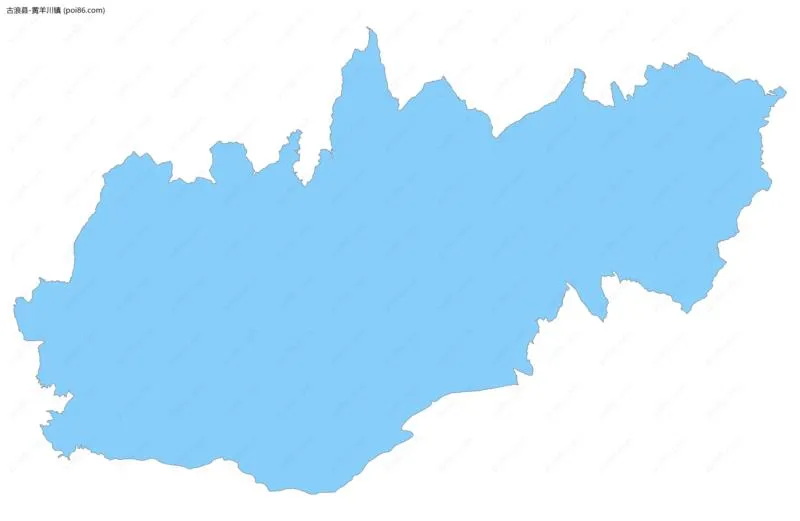 黄羊川镇边界地图