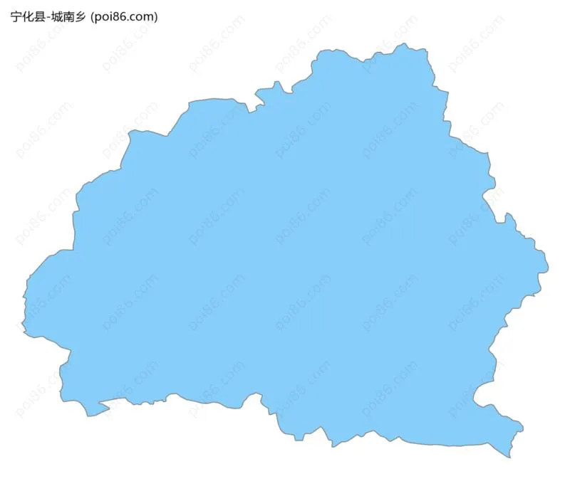 城南乡边界地图