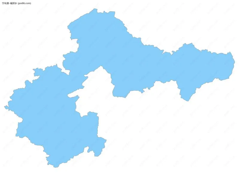 城郊乡边界地图