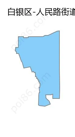 人民路街道边界地图