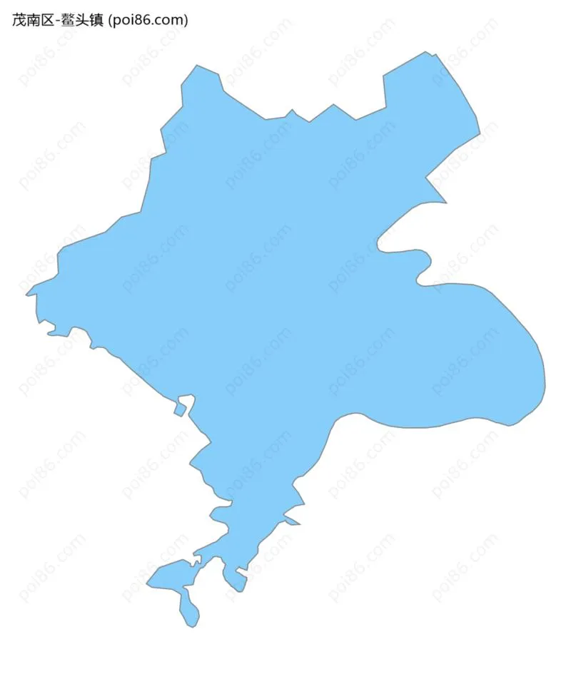 鳌头镇边界地图