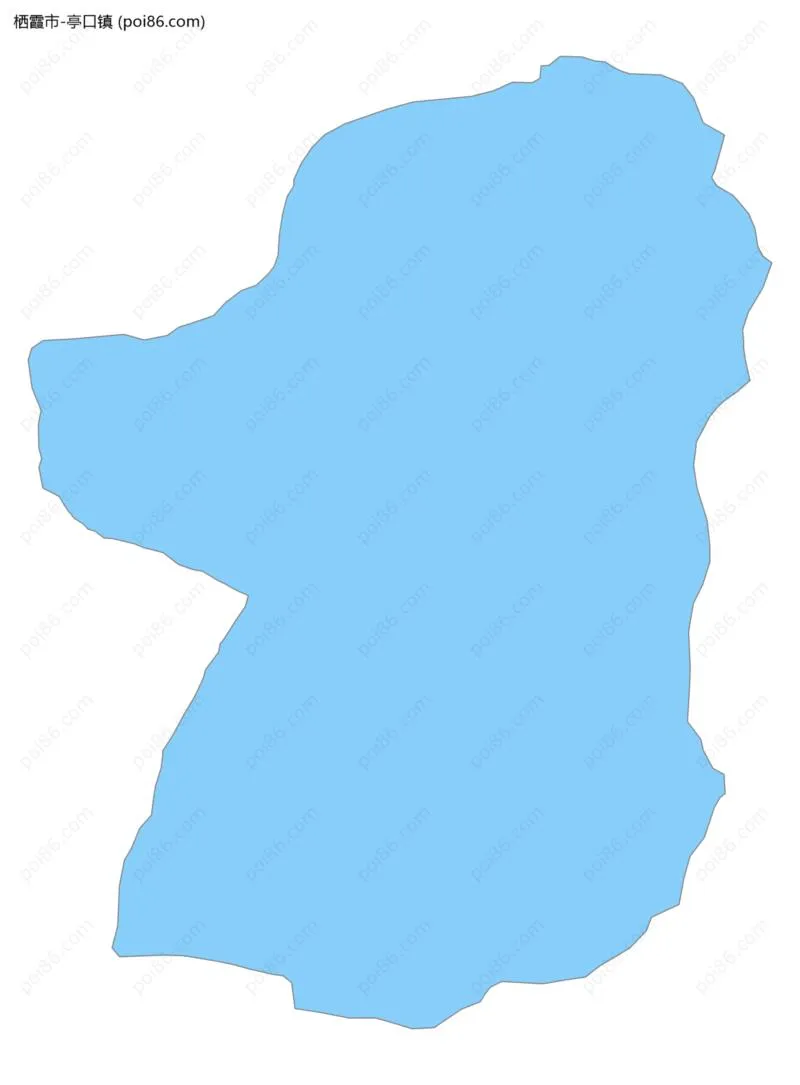 亭口镇边界地图