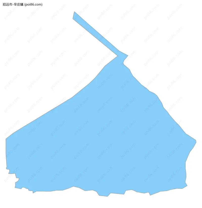 辛庄镇边界地图