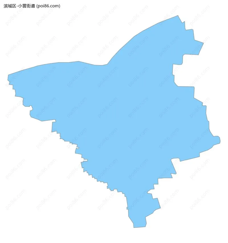 小营街道边界地图