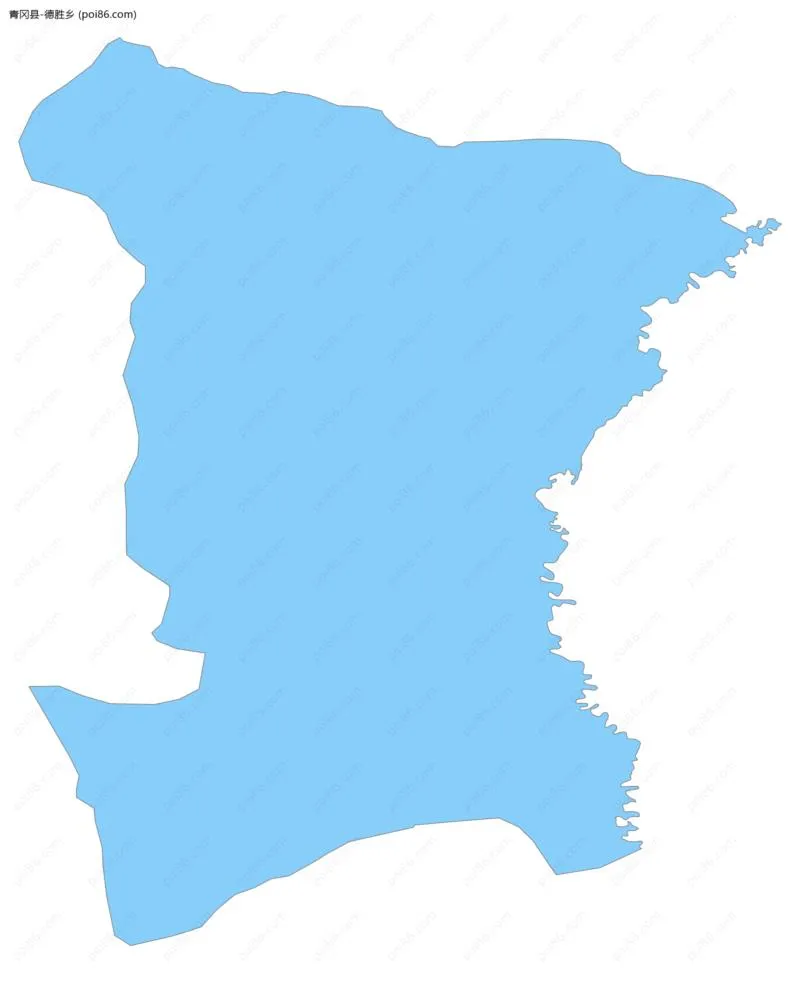 德胜乡边界地图