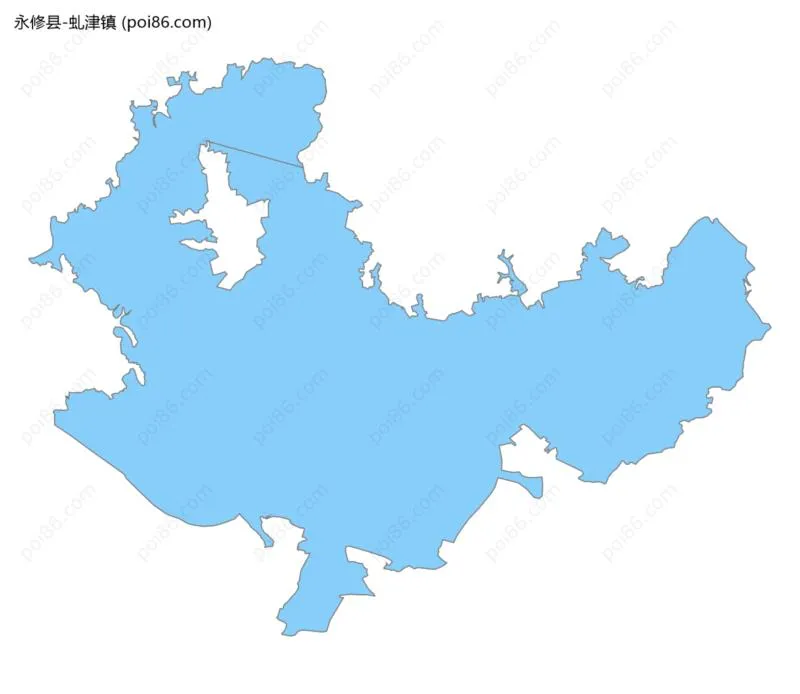 虬津镇边界地图