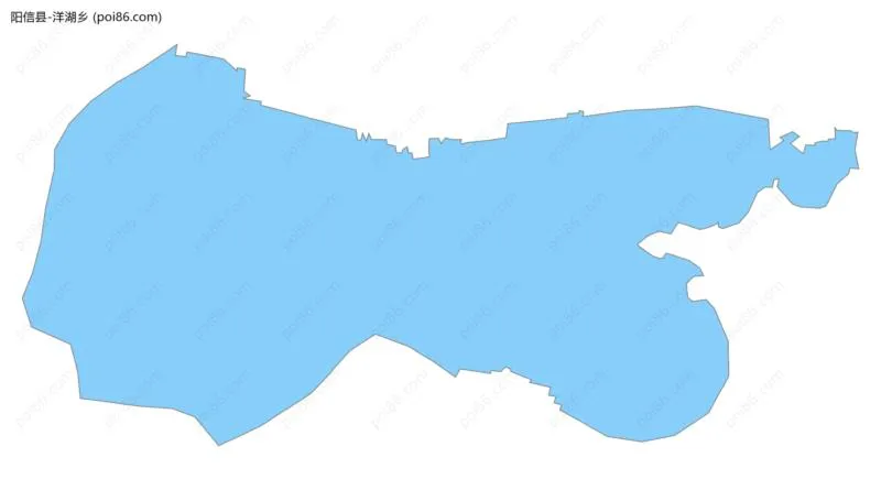 洋湖乡边界地图