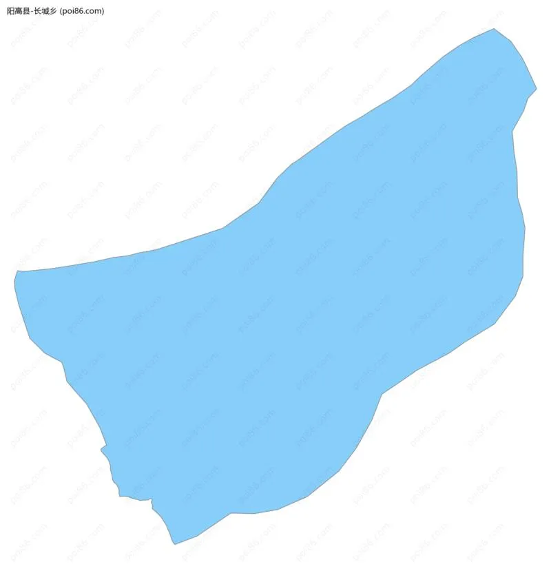 长城乡边界地图