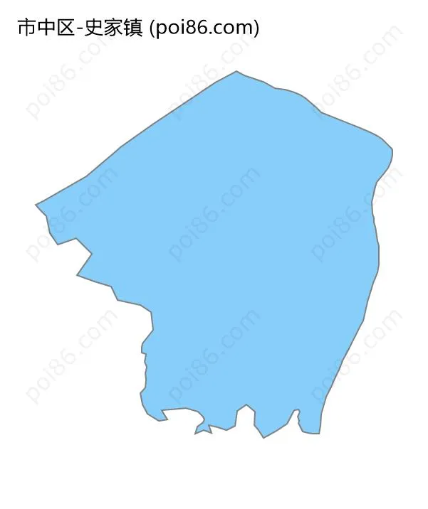 史家镇边界地图