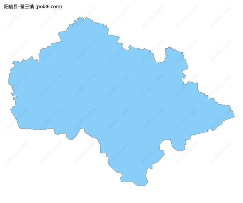 翟王镇边界地图