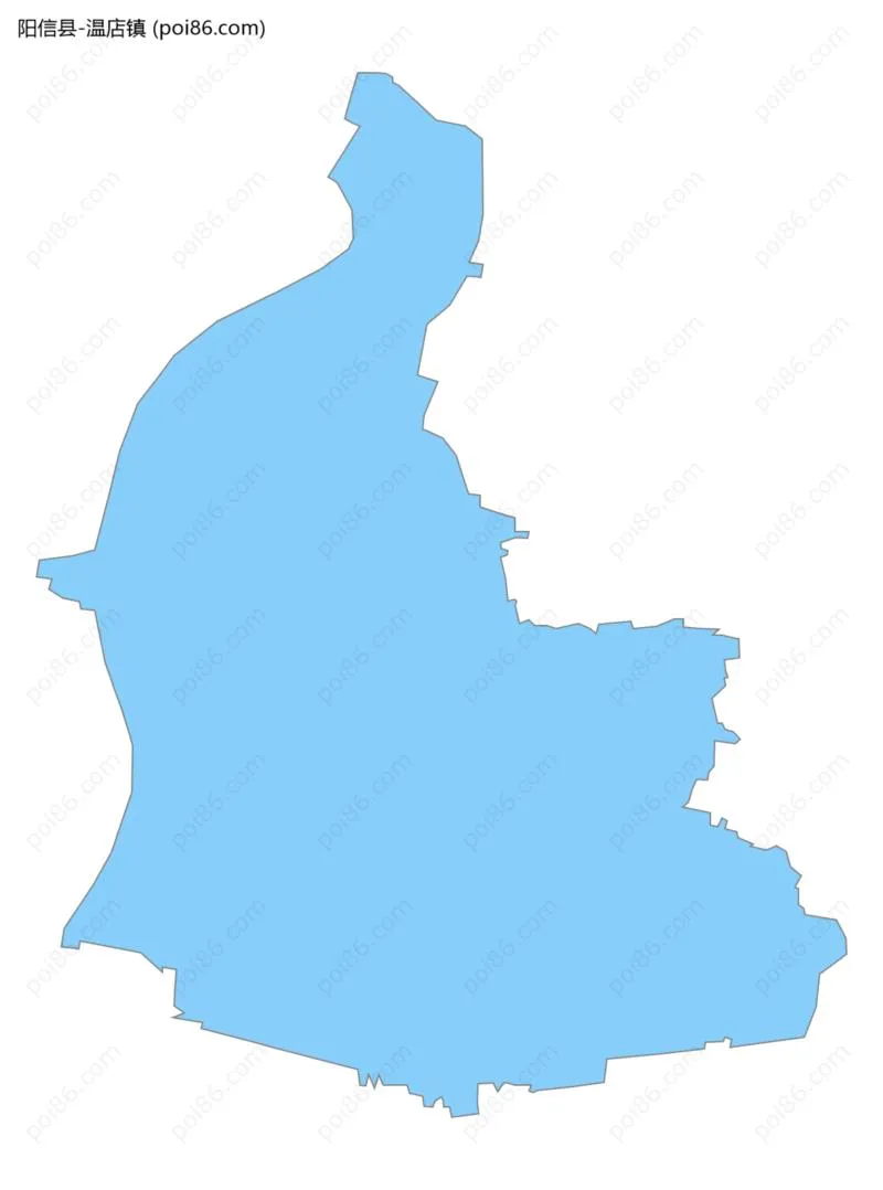 温店镇边界地图