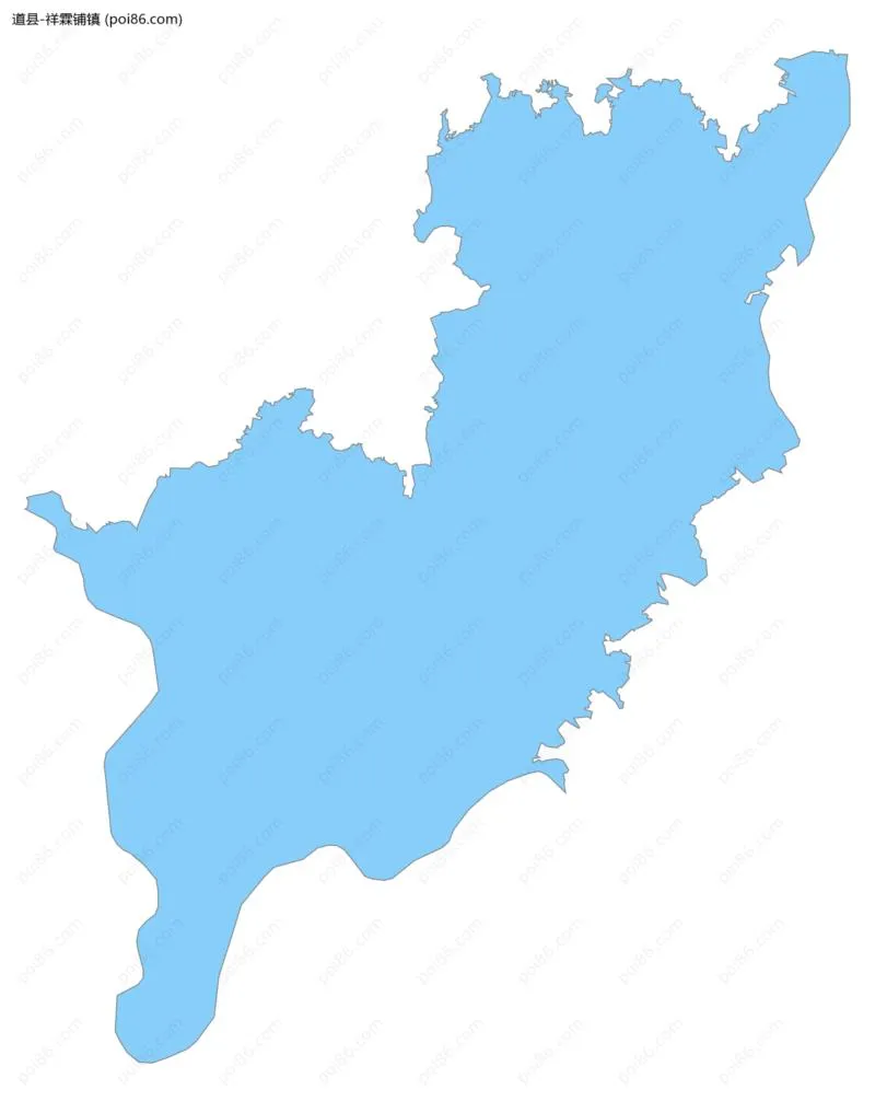 祥霖铺镇边界地图