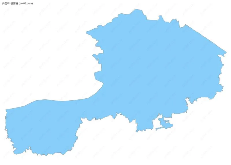 凌河镇边界地图