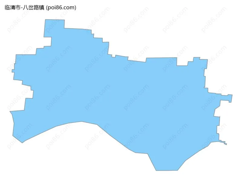 八岔路镇边界地图