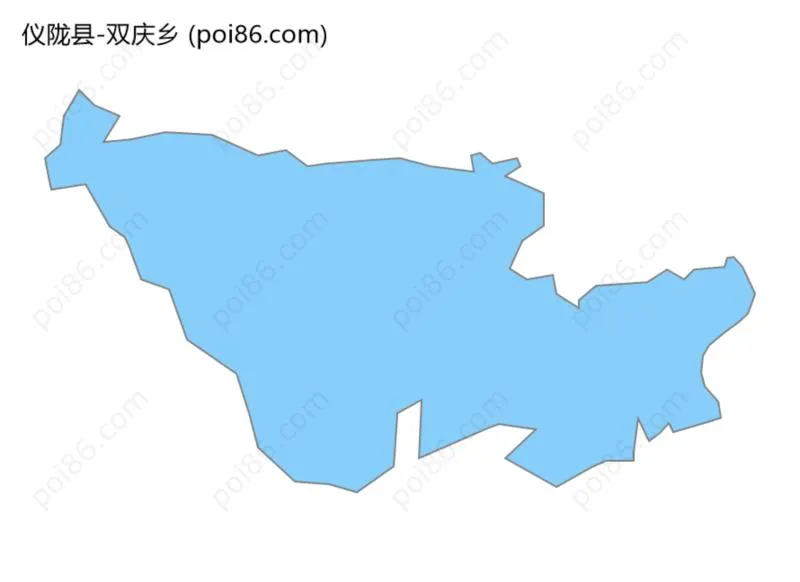 双庆乡边界地图