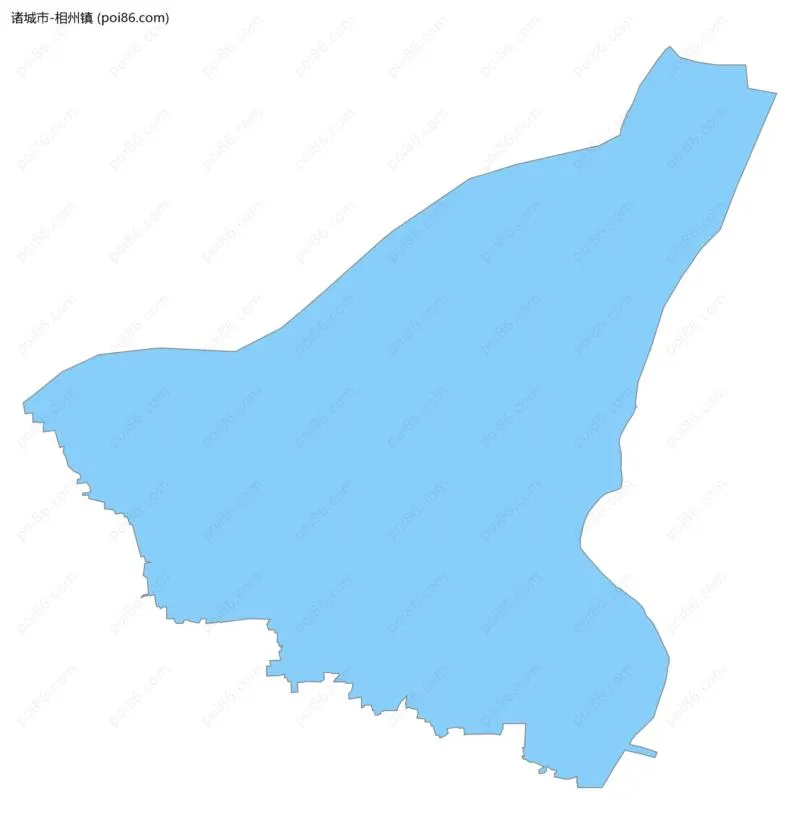 相州镇边界地图