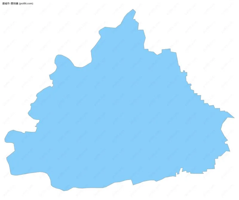 贾悦镇边界地图