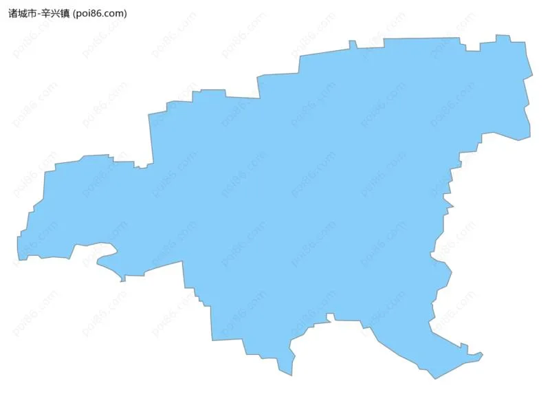 辛兴镇边界地图