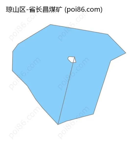省长昌煤矿边界地图