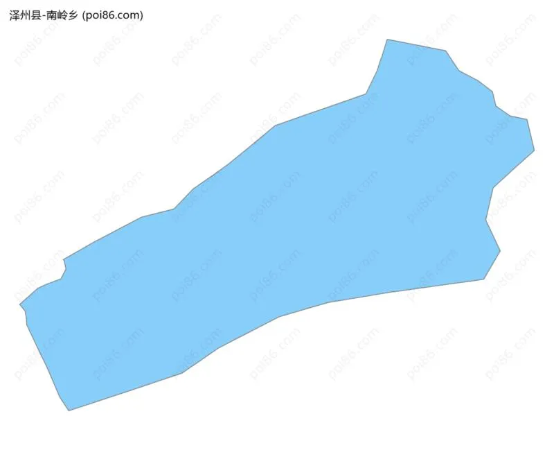 南岭乡边界地图