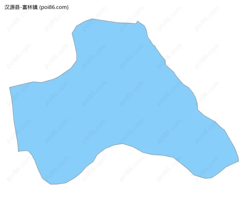 富林镇边界地图