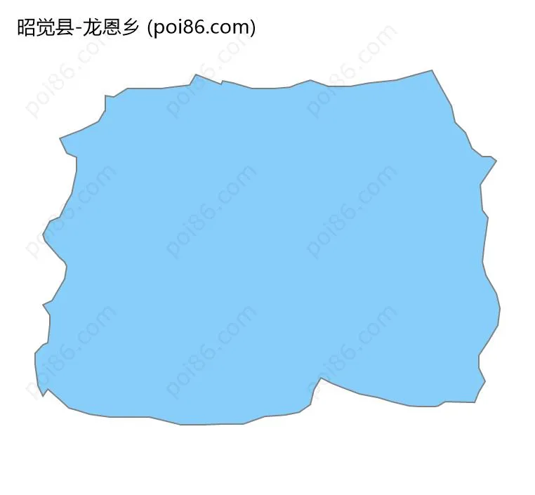 龙恩乡边界地图