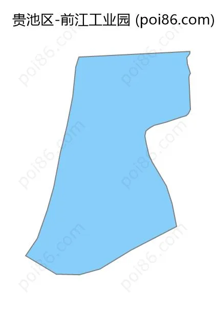 前江工业园边界地图