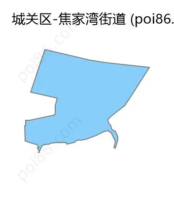 焦家湾街道边界地图