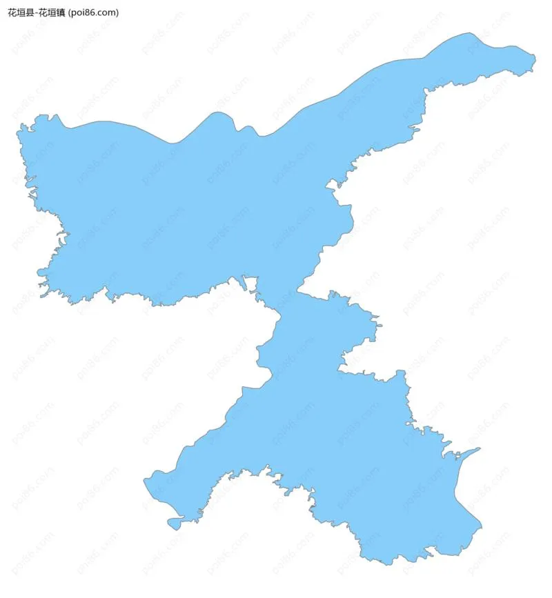 花垣镇边界地图