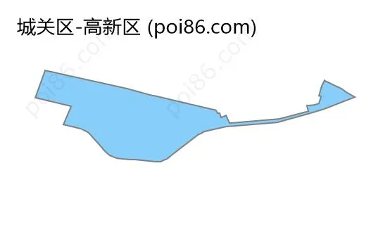 高新区边界地图