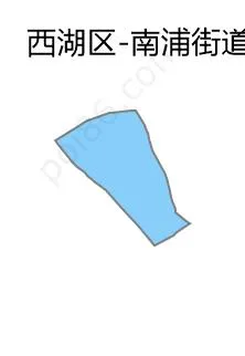南浦街道边界地图