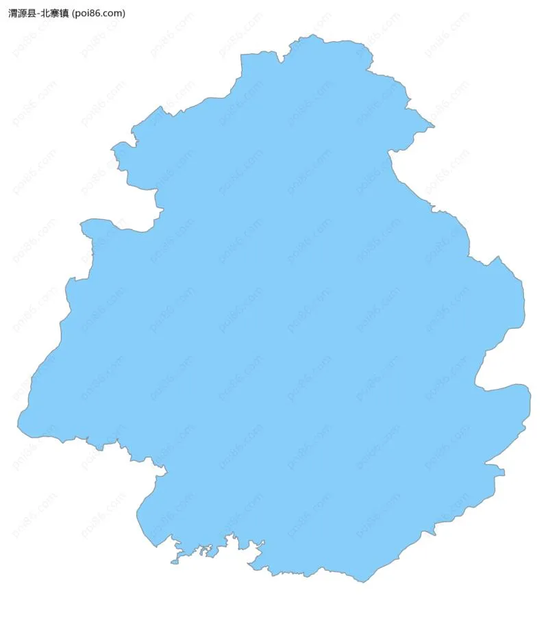 北寨镇边界地图