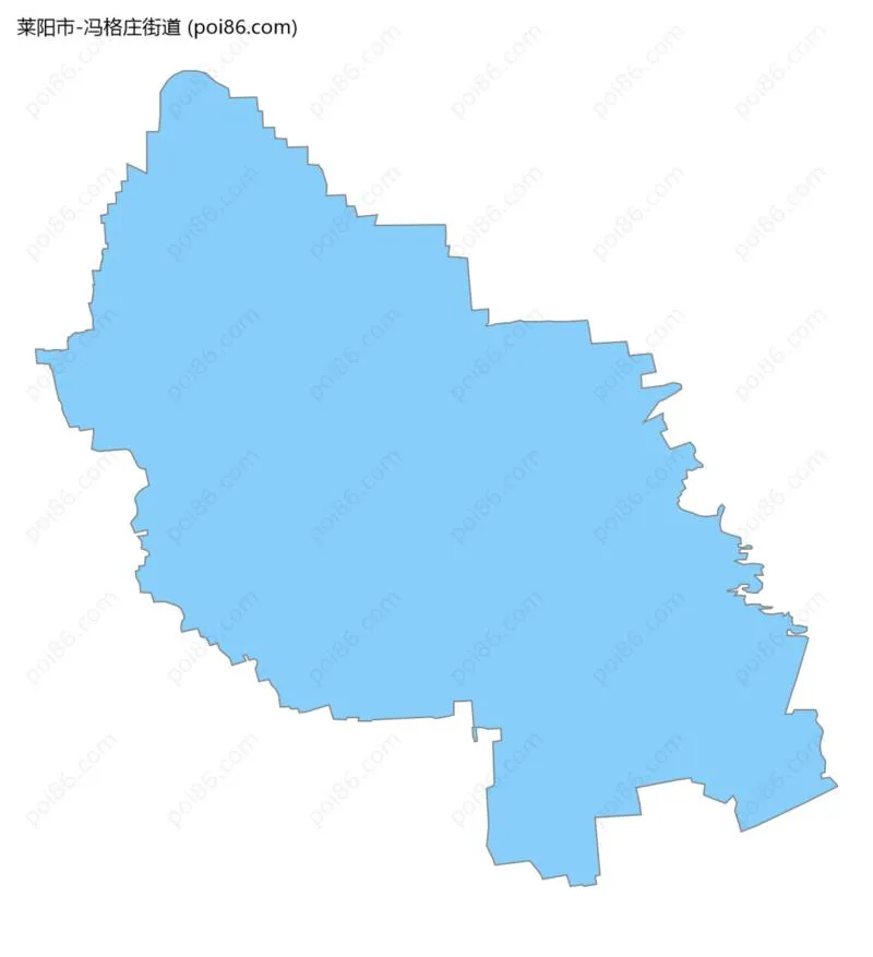 冯格庄街道边界地图